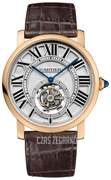 Cartier Rotonde De Cartier Srebrny/Skóra Ø40 mm W1556215