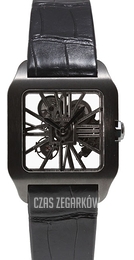 Cartier Santos Dumont Szkieletowa tarczy/Skóra W2020052