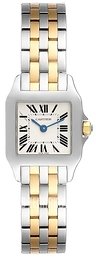 Cartier Santos Demoiselle Small Srebrny/Stal 20x20 mm W25066Z6