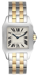 Cartier Santos Demoiselle Srebrny/Stal 26x26 mm W25067Z6