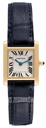 Cartier Tank Francaise Srebrny/Skóra 25x20 mm W5000256