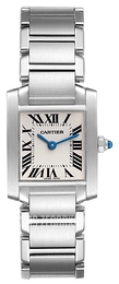 Cartier Tank Francaise Small Srebrny/Stal 25.35x20.3 mm W51008Q3