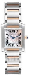 Cartier Tank Francaise Small Różowy/Stal 25.35x20.3 mm W51027Q4