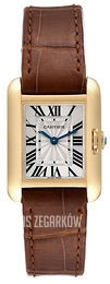 Cartier Tank Anglaise Srebrny/Skóra W5310028
