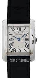 Cartier Tank Anglaise Srebrny/Skóra W5310029