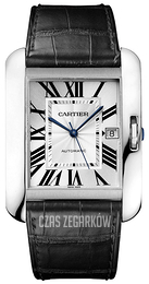 Cartier Tank Anglaise Srebrny/Skóra W5310033