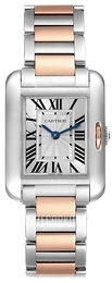 Cartier Tank Anglaise Srebrny/18 karatowe różowe złoto W5310036