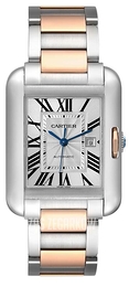 Cartier Tank Anglaise Srebrny/18 karatowe różowe złoto W5310037