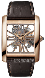 Cartier Tank MC Szkieletowa tarczy/Skóra W5310040