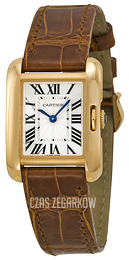 Cartier Tank Anglaise Srebrny/Skóra W5310042