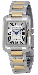 Cartier Tank Anglaise Srebrny/18 karatowe żółte złoto W5310046