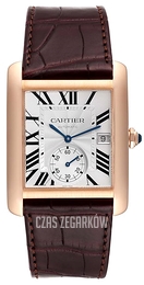 Cartier Tank MC Srebrny/Skóra W5330001