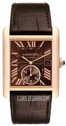 Cartier Tank MC Brązowy/Skóra W5330002