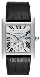 Cartier Tank MC Srebrny/Skóra W5330003