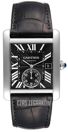 Cartier Tank MC Czarny/Skóra W5330004