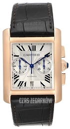Cartier Tank Mc Srebrny/Skóra W5330005