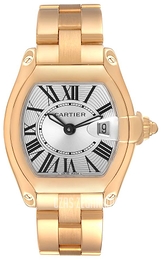 Cartier Roadster Srebrny/18 karatowe żółte złoto 36x30 mm W62018V1