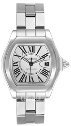 Cartier Roadster Srebrny/Stal 45.9x45.6 mm W6206017