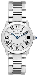 Cartier Ronde Solo Srebrny/Stal Ø29.5 mm W6701004