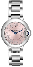 Cartier Ballon Blue Różowy/Stal Ø28 mm W6920038
