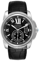 Cartier Calibre de Cartier Czarny/Skóra Ø42 mm W7100014