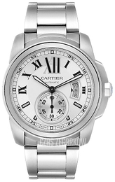 Cartier Calibre de Cartier Srebrny/Stal Ø42 mm W7100015