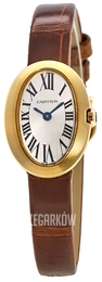 Cartier Baignoire Srebrny/Skóra Ø25.3 mm W8000017