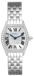 Cartier Tortue Srebrny/18 karatowe białe złoto WA501011