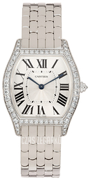 Cartier Tortue Srebrny/18 karatowe białe złoto WA501013