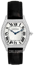 Cartier Tortue Srebrny/Skóra Ø43 mm WA503851