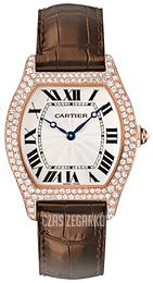 Cartier Tortue Srebrny/Skóra Ø43 mm WA503951