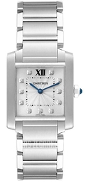 Cartier Tank Francaise Srebrny/Stal WE110007