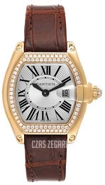 Cartier Roadster Srebrny/Skóra 36x30 mm WE500160