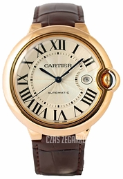 Cartier Ballon Bleu De Cartier Srebrny/Skóra Ø42 mm WGBB0030