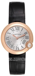 Cartier Ballon Blanc De Cartier Srebrny/Skóra Ø30 mm WGBL0003