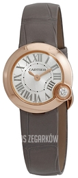 Cartier Ballon Blanc De Cartier Srebrny/Skóra Ø26 mm WGBL0004
