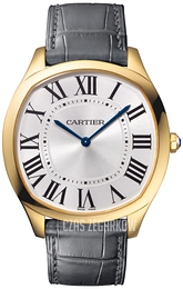 Cartier Drive De Cartier Srebrny/Skóra WGNM0011