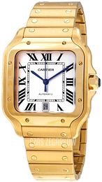 Cartier Santos De Cartier Biały/18 karatowe żółte złoto WGSA0009