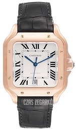 Cartier Santos De Cartier Biały/Skóra WGSA0011