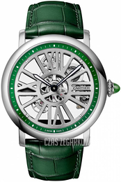 Cartier Rotonde De Cartier Zielony/Skóra Ø42 mm WHRO0049