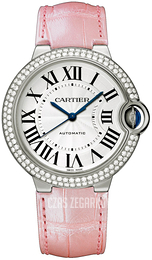 Cartier Ballon Bleu De Cartier Srebrny/Skóra Ø36 mm WJBB0011