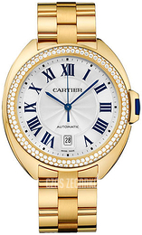 Cartier Cle De Cartier Srebrny/18 karatowe żółte złoto Ø40 mm WJCL0010