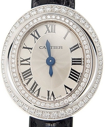 Cartier Hypnose Srebrny/Skóra Ø33.3 mm WJHY0005