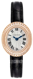 Cartier Hypnose Srebrny/Skóra Ø33.3 mm WJHY0006