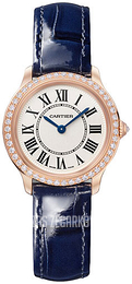 Cartier Ronde Louis Cartier Biały/Skóra Ø29 mm WJRN0009