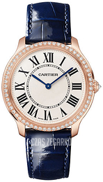Cartier Ronde Louis Cartier Biały/Skóra Ø36 mm WJRN0010
