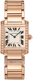Cartier Tank Francaise Srebrny/18 karatowe różowe złoto WJTA0023