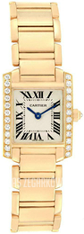 Cartier Tank Francaise Srebrny/18 karatowe żółte złoto WJTA0025