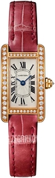 Cartier Tank Americaine Srebrny/Skóra WJTA0026