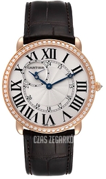 Cartier Ronde Srebrny/Skóra Ø42 mm WR007001